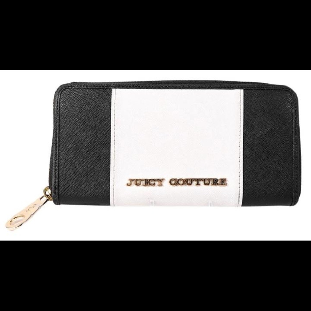 Juicy Couture Leather Zip-Around Wallet